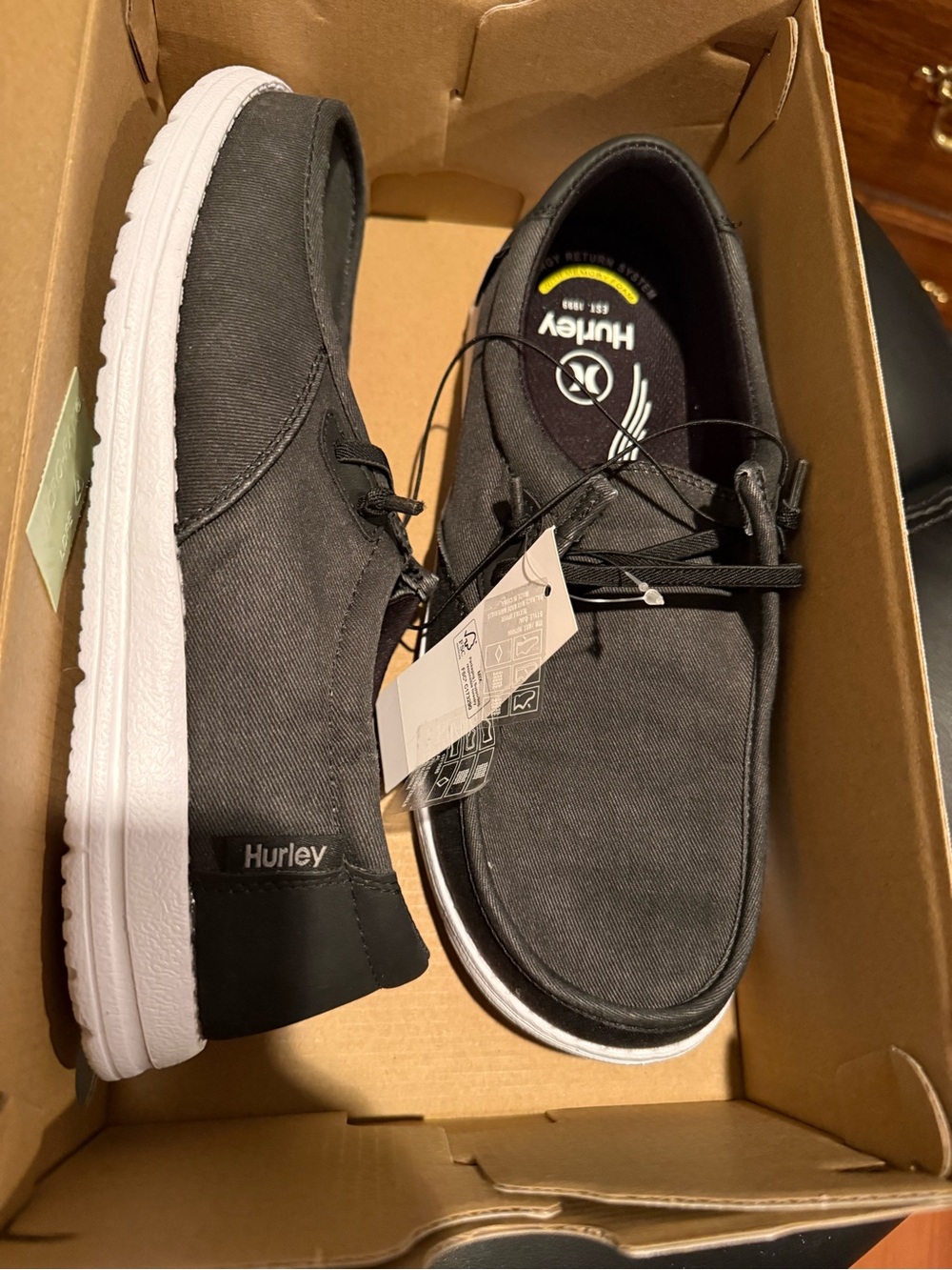Hurley women’s dark gray Canvas Casual Sneakers